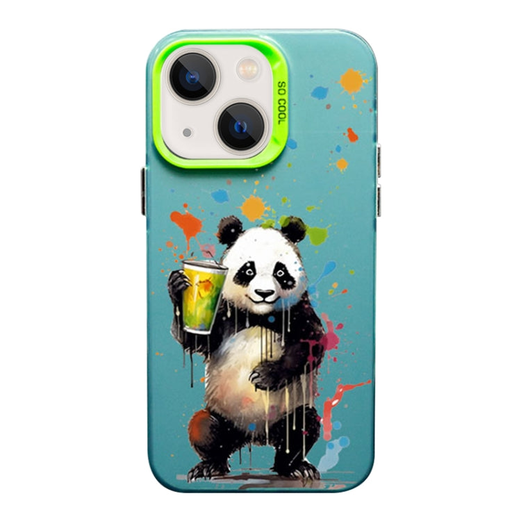 Color Ink Frosted PC+TPU Phone Case, For iPhone 13