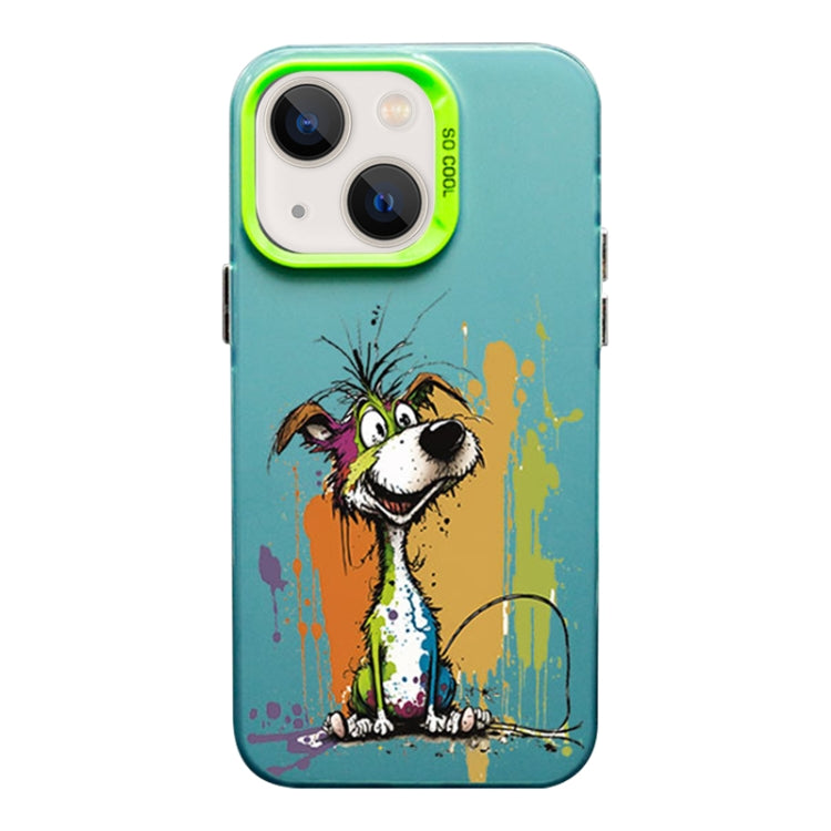 Color Ink Frosted PC+TPU Phone Case, For iPhone 13