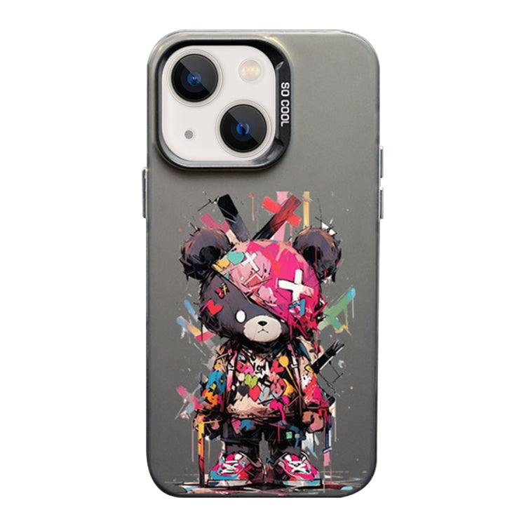 Color Ink Frosted PC+TPU Phone Case, For iPhone 13