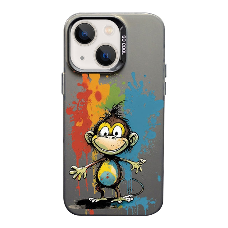 Color Ink Frosted PC+TPU Phone Case, For iPhone 13