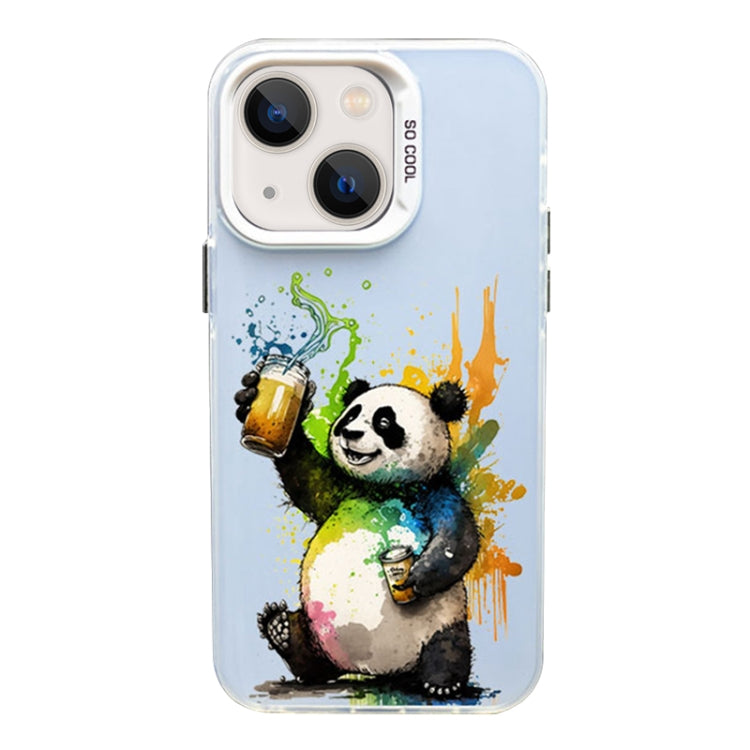 Color Ink Frosted PC+TPU Phone Case, For iPhone 13