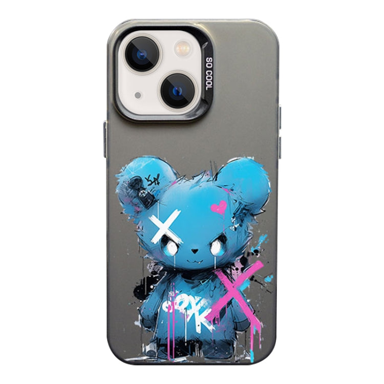 Color Ink Frosted PC+TPU Phone Case, For iPhone 13