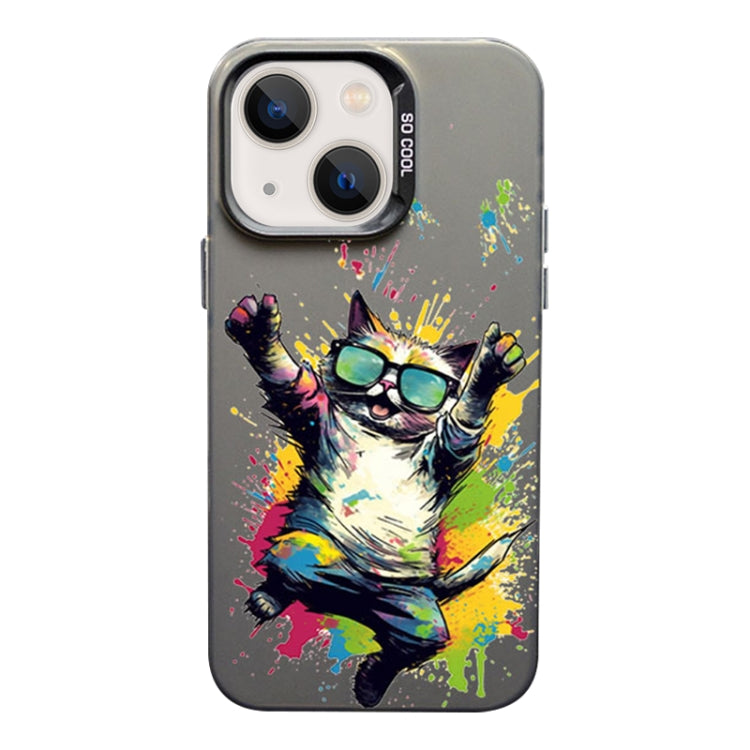 Color Ink Frosted PC+TPU Phone Case, For iPhone 13