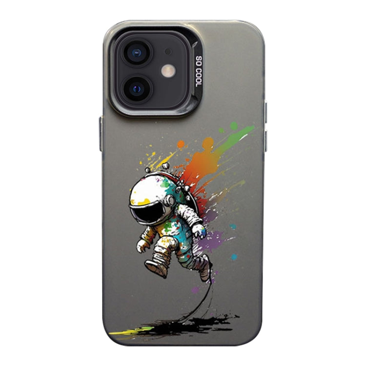Color Ink Frosted PC+TPU Phone Case, For iPhone 12