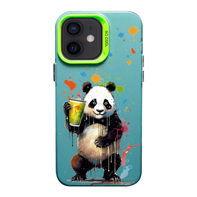 Color Ink Frosted PC+TPU Phone Case, For iPhone 12