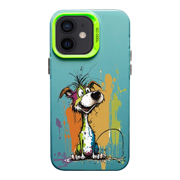 Color Ink Frosted PC+TPU Phone Case, For iPhone 12