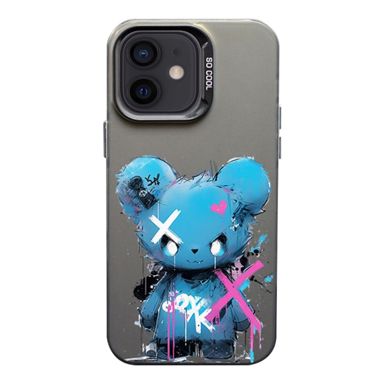 Color Ink Frosted PC+TPU Phone Case, For iPhone 12