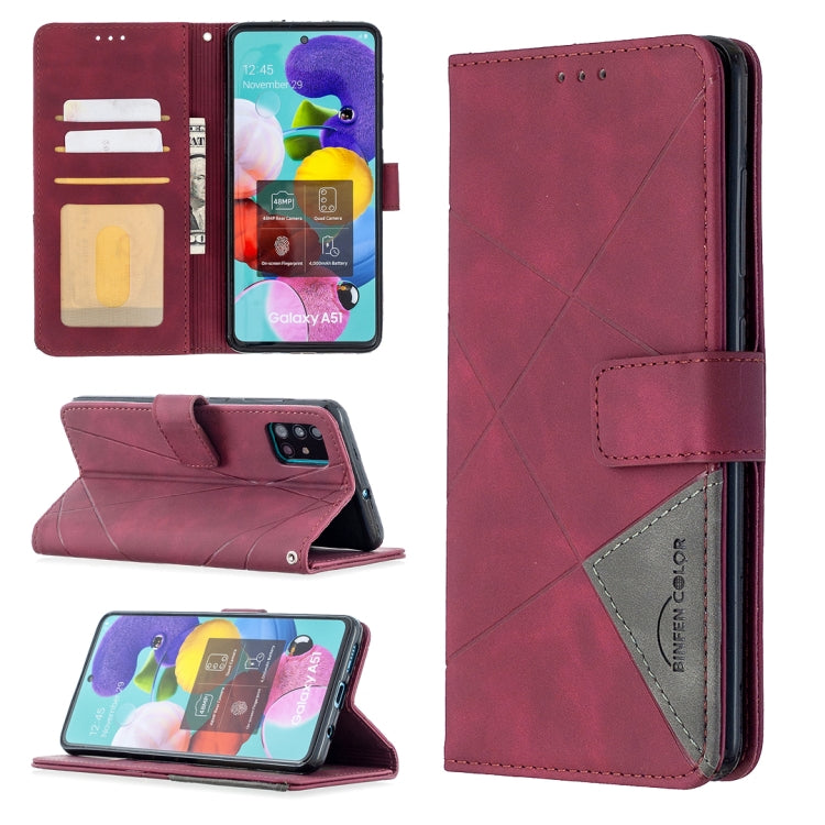 Rhombus Texture Magnetic Buckle Horizontal Flip Leather Case with Holder & Card Slots & Wallet & Photo Frame