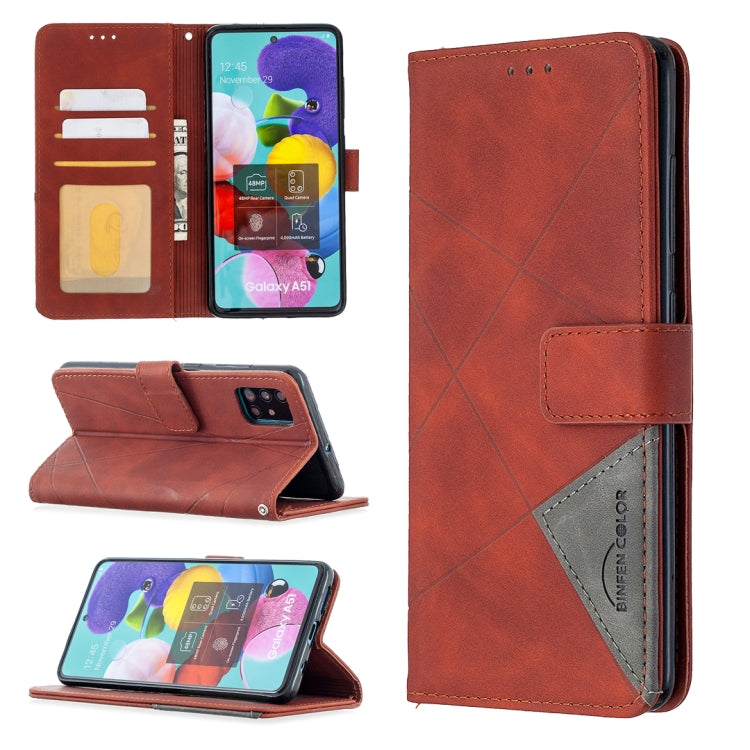 Rhombus Texture Magnetic Buckle Horizontal Flip Leather Case with Holder & Card Slots & Wallet & Photo Frame