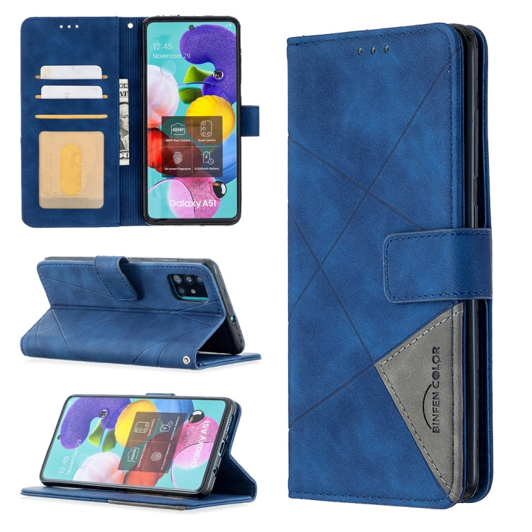 Rhombus Texture Magnetic Buckle Horizontal Flip Leather Case with Holder & Card Slots & Wallet & Photo Frame