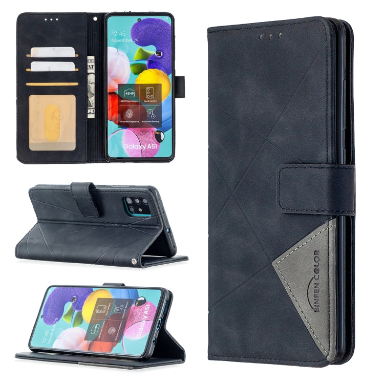Rhombus Texture Magnetic Buckle Horizontal Flip Leather Case with Holder & Card Slots & Wallet & Photo Frame