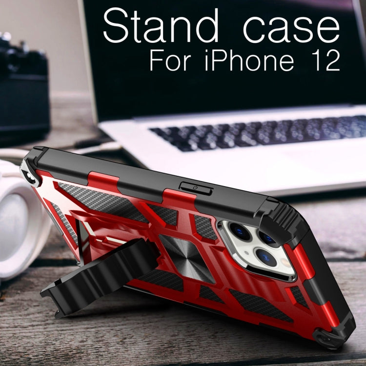 Armor Shockproof TPU + PC Magnetic Protective Case with Holder