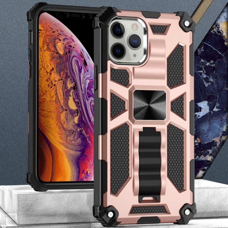 Armor Shockproof TPU + PC Magnetic Protective Case with Holder