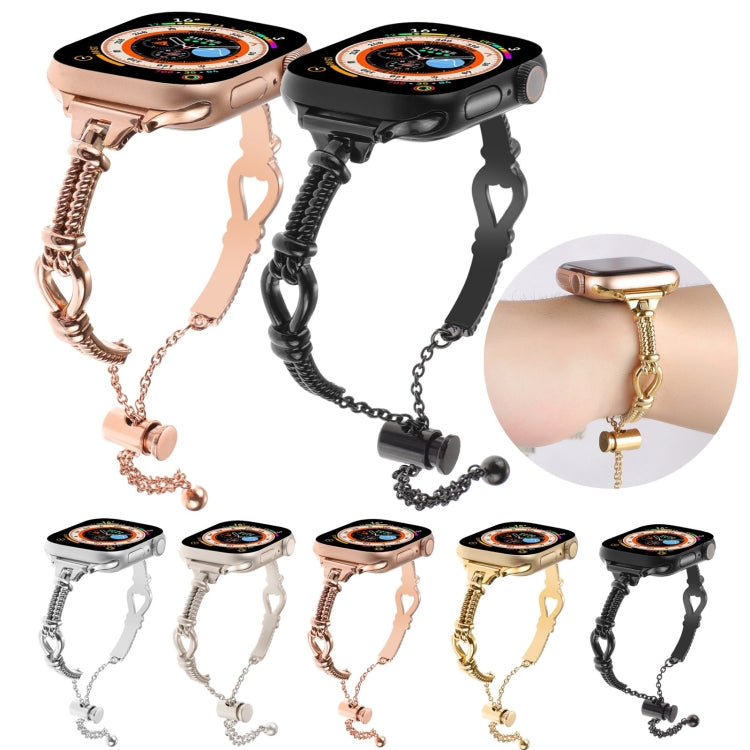 Twist Metal Bracelet Chain Watch Band, For Apple Watch Series 5 44mm, For Apple Watch Series 5 40mm, For Apple Watch Series 4 44mm, For Apple Watch Series 4 40mm