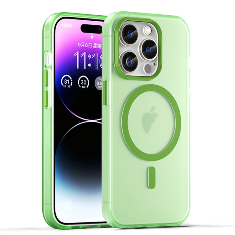 MagSafe Frosted Translucent TPU + PC Full Coverage Phone Case, For iPhone 15 Pro, For iPhone 15 Plus