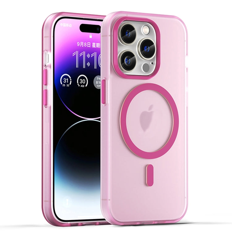 MagSafe Frosted Translucent TPU + PC Full Coverage Phone Case, For iPhone 15 Pro, For iPhone 15 Plus