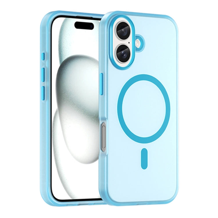 MagSafe Frosted Translucent TPU + PC Full Coverage Phone Case, For iPhone 16, For iPhone 15 Pro Max