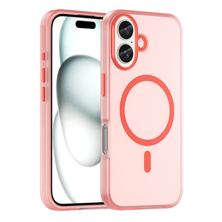 MagSafe Frosted Translucent TPU + PC Full Coverage Phone Case, For iPhone 16, For iPhone 15 Pro Max