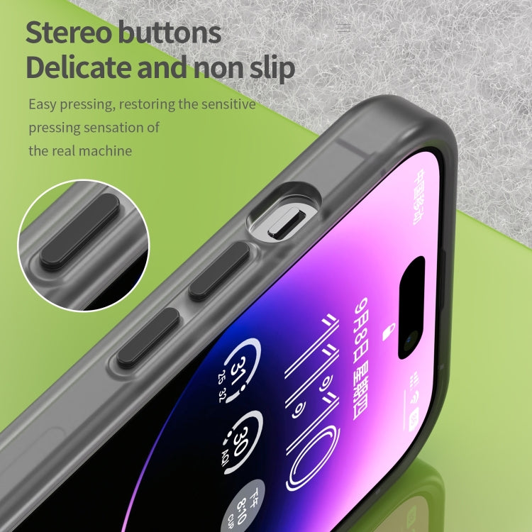 MagSafe Frosted Translucent TPU + PC Full Coverage Phone Case, For iPhone 16 Pro, For iPhone 16 Plus