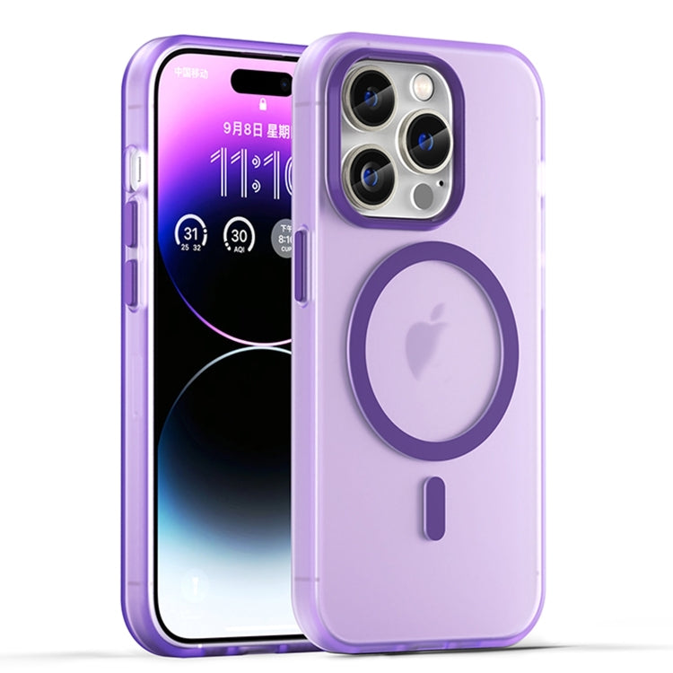 MagSafe Frosted Translucent TPU + PC Full Coverage Phone Case, For iPhone 16 Pro, For iPhone 16 Plus