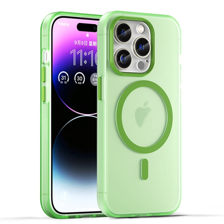 MagSafe Frosted Translucent TPU + PC Full Coverage Phone Case, For iPhone 16 Pro, For iPhone 16 Plus