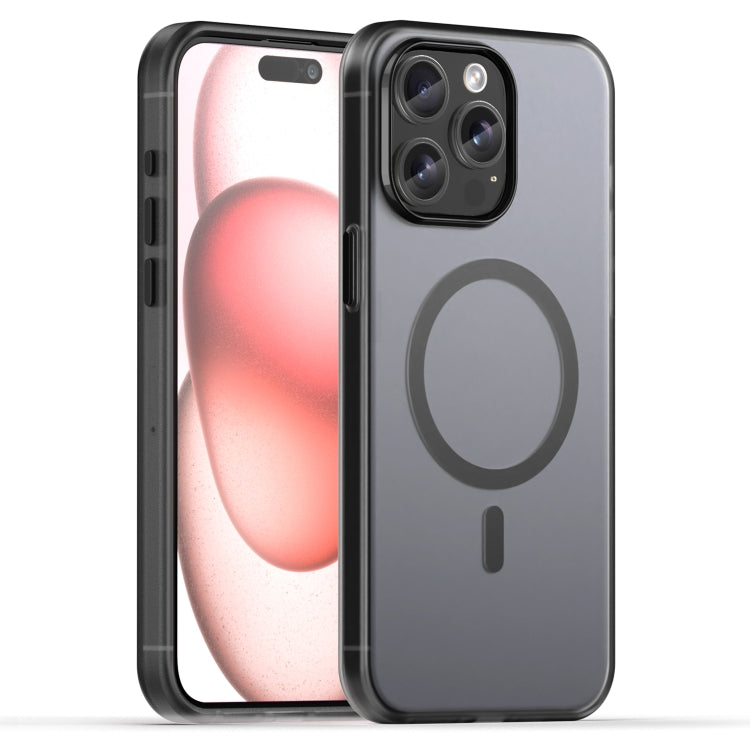 MagSafe Frosted Translucent TPU + PC Full Coverage Phone Case, For iPhone 16, For iPhone 15 Pro Max