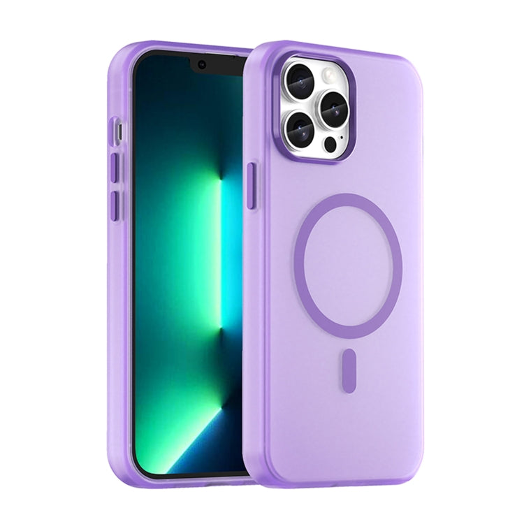 MagSafe Frosted Translucent TPU + PC Full Coverage Phone Case, For iPhone 13 Pro Max, For iPhone 13 Pro