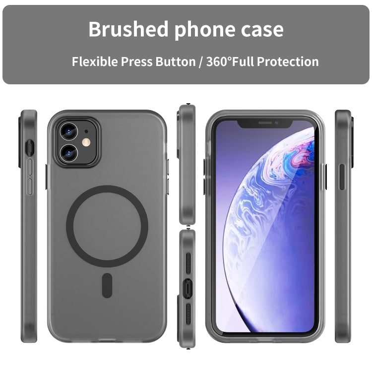 MagSafe Frosted Translucent TPU PC Coverage iPhone 11 Pro Max Case For iPhone 11