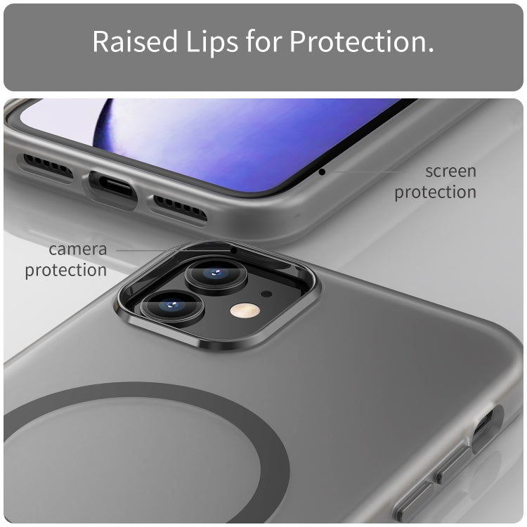 MagSafe Frosted Translucent TPU PC Coverage iPhone 11 Pro Max Case For iPhone 11