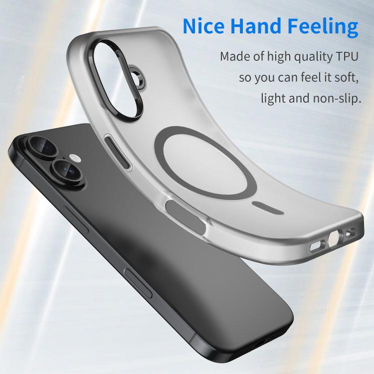 MagSafe Frosted Translucent TPU + PC Full Coverage Phone Case, For iPhone 17 Air, iPhone 16e, For iPhone 16 Pro Max