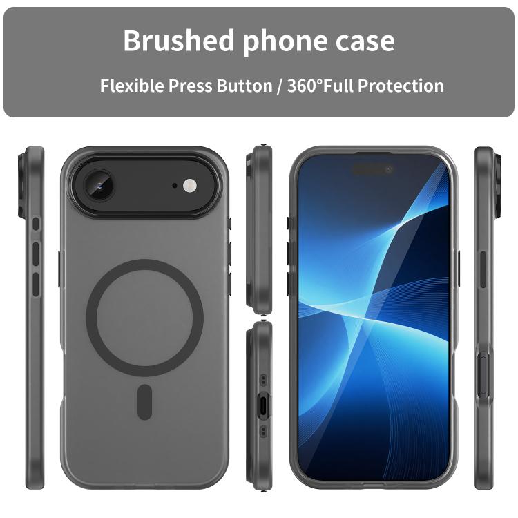 MagSafe Frosted Translucent TPU + PC Full Coverage Phone Case, For iPhone 17 Air, iPhone 16e, For iPhone 16 Pro Max