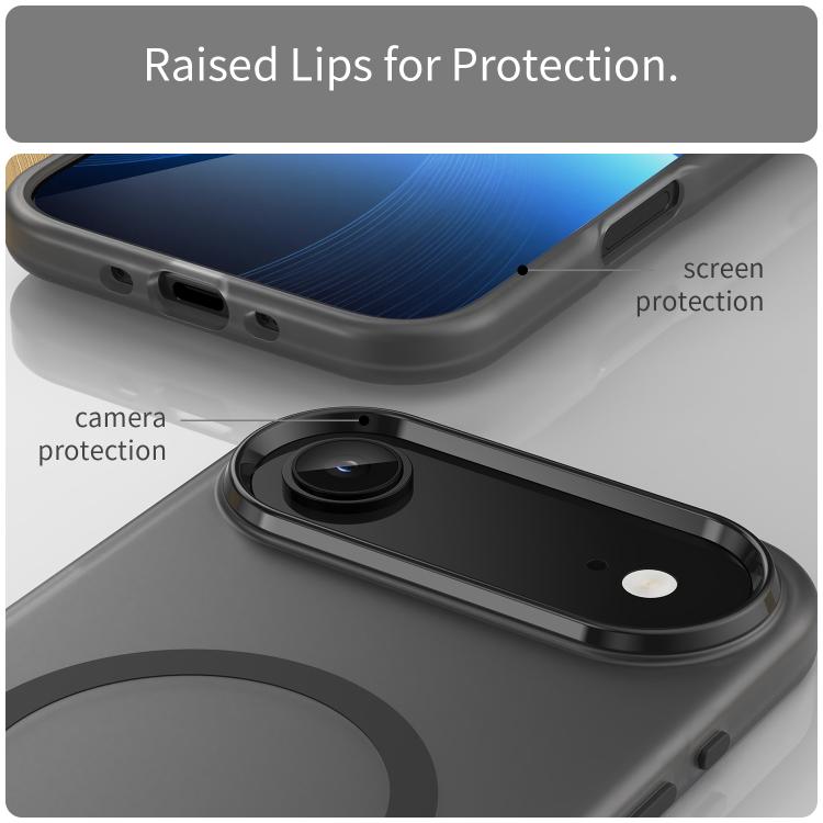 MagSafe Frosted Translucent TPU + PC Full Coverage Phone Case, For iPhone 17 Air, iPhone 16e, For iPhone 16 Pro Max