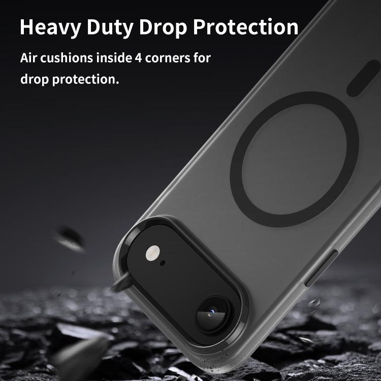MagSafe Frosted Translucent TPU + PC Full Coverage Phone Case, For iPhone 17 Air, iPhone 16e, For iPhone 16 Pro Max