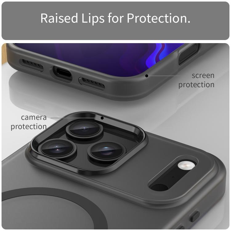 MagSafe Frosted Translucent TPU + PC Full Coverage Phone Case, For iPhone 17 Pro Max, For iPhone 17 Pro, For iPhone 17