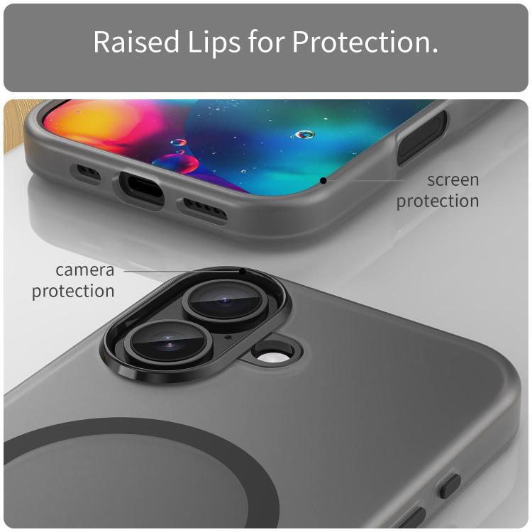 MagSafe Frosted Translucent TPU + PC Full Coverage Phone Case, For iPhone 17 Pro Max, For iPhone 17 Pro, For iPhone 17