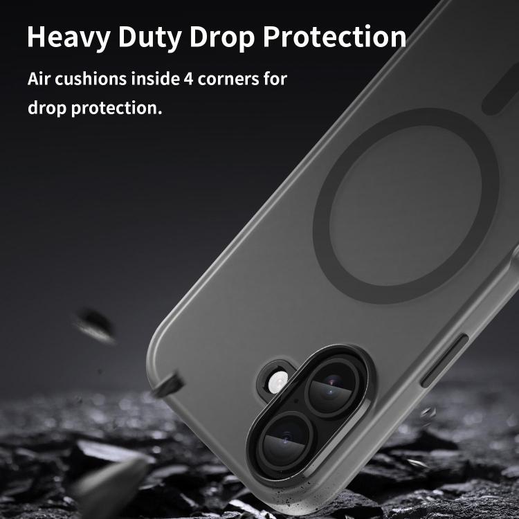 MagSafe Frosted Translucent TPU + PC Full Coverage Phone Case, For iPhone 17 Pro Max, For iPhone 17 Pro, For iPhone 17