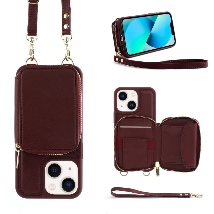 Multifunctional Zipper Wallet RFID Phone Leather Case, Series 5