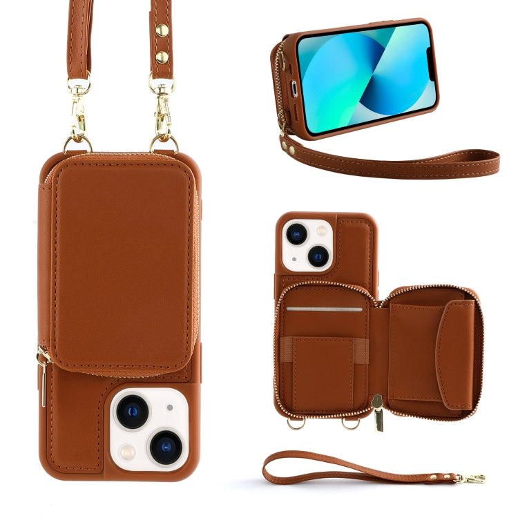 Multifunctional Zipper Wallet RFID Phone Leather Case, Series 5