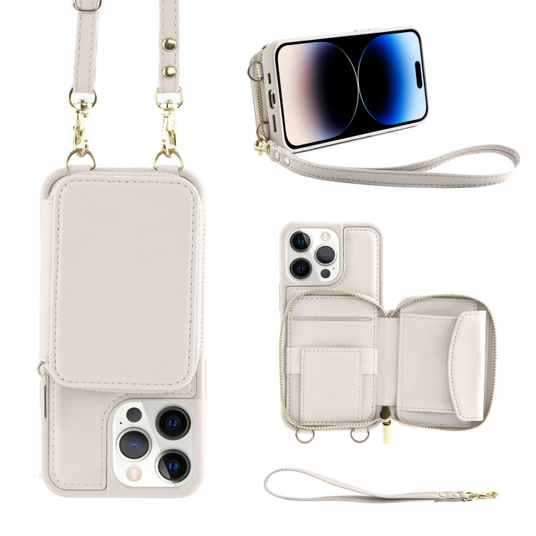 Multifunctional Zipper Wallet RFID Phone Leather Case, Series 5