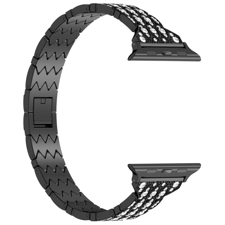 Devil Eye Diamond Bracelet Metal Watch Band, For Apple Watch SE 40mm, For Apple Watch SE 44mm, For Apple Watch Series 6 40mm, For Apple Watch Series 6 44mm, For Apple Watch Series 5 44mm, For Apple Watch Series 5 40mm