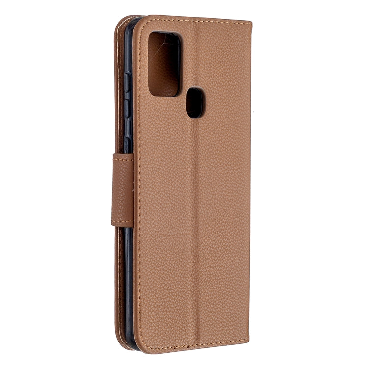 Pure Color Horizontal Flip PU Leather Case with Holder & Card Slots & Wallet & Lanyard, For Samsung Galaxy A21s