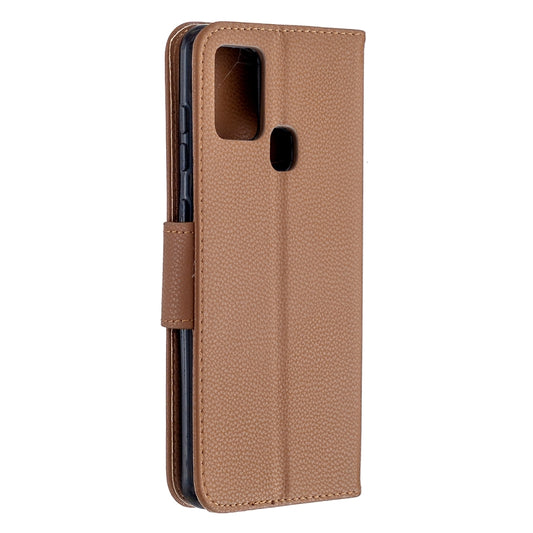 Samsung A21s leather case interior with multiple card slot compartments