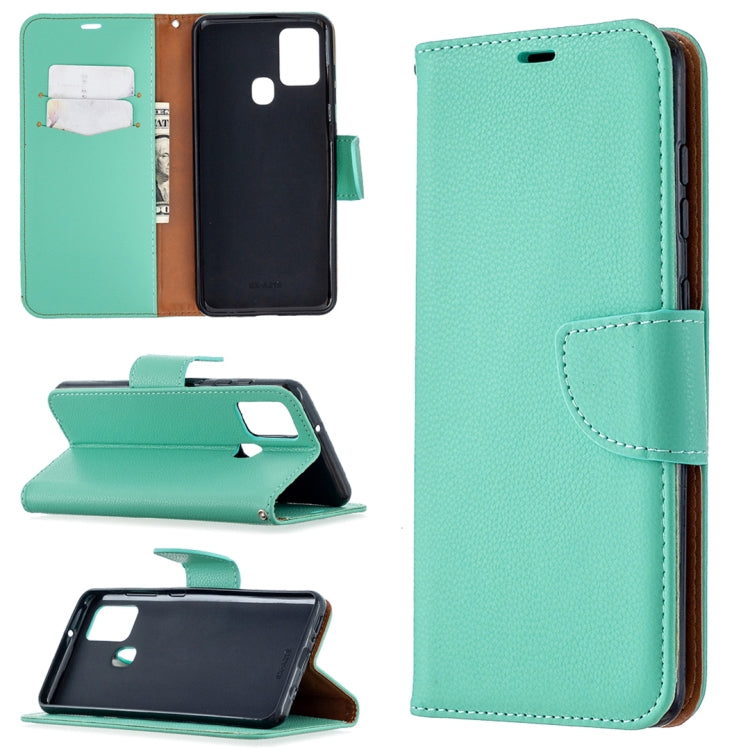 Pure Color Horizontal Flip PU Leather Case with Holder & Card Slots & Wallet & Lanyard, For Samsung Galaxy A21s