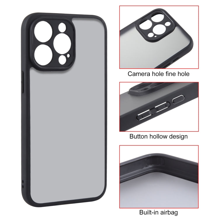 Fine Pore Matte Black TPU + PC Phone Case, For iPhone 15 Pro Max, For iPhone 15 Pro, For iPhone 15 Plus, For iPhone 15, For iPhone 14 Plus, For iPhone 14, For iPhone 14 Pro, For iPhone 14 Pro Max, For iPhone SE 2022 / 2020 / 8 / 7, For iPhone 13 Pro Ma...