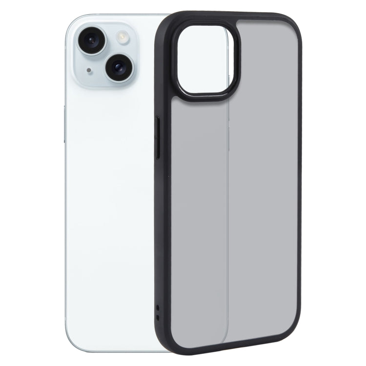 Big Pore Matte Black TPU + PC Phone Case, For iPhone 15 Pro Max, For iPhone 15 Pro, For iPhone 15 Plus, For iPhone 15