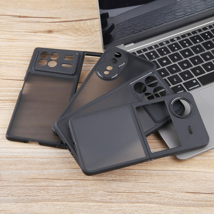 Big Pore Matte Black TPU + PC Phone Case, For iPhone 15 Pro Max, For iPhone 15 Pro, For iPhone 15 Plus, For iPhone 15