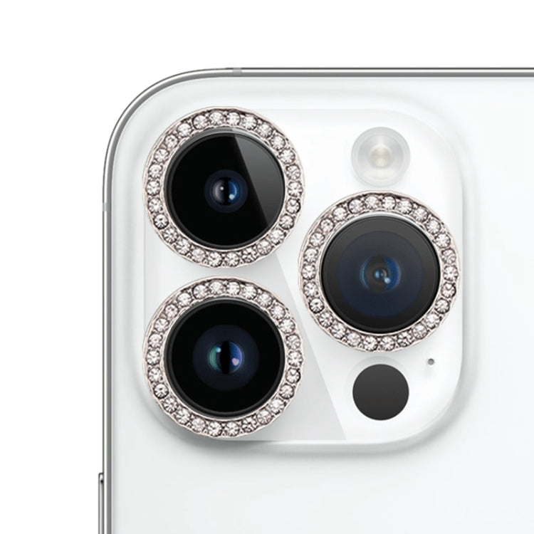 9H Point Drill Camera Lens Protector Ring, For iPhone 15 Pro Max / 15 Pro, For iPhone 15 / 15 Plus