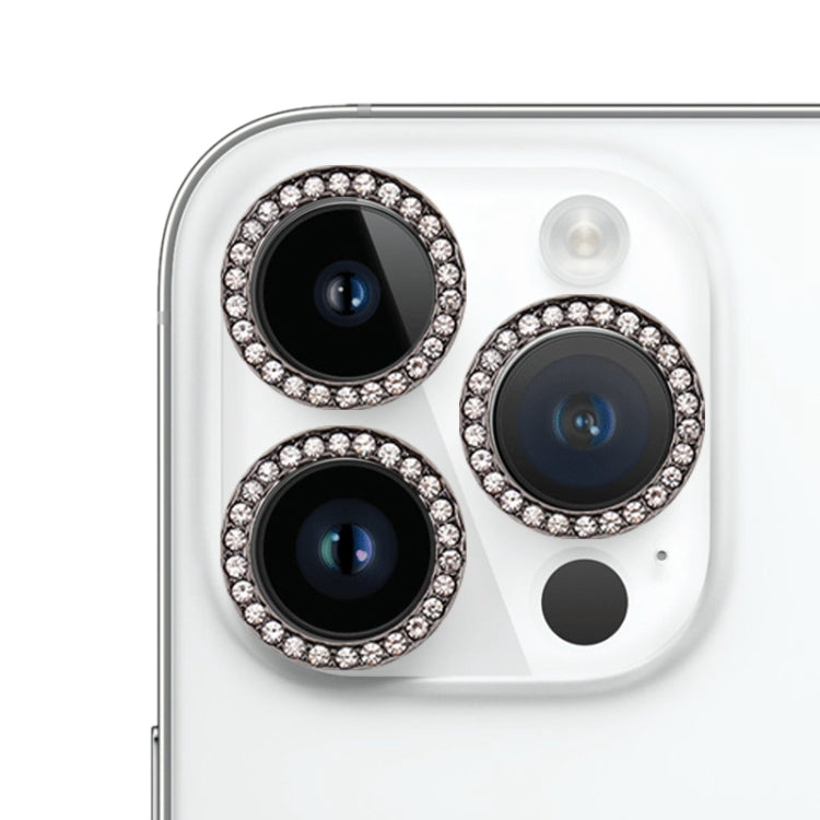 9H Point Drill Camera Lens Protector Ring, For iPhone 15 Pro Max / 15 Pro, For iPhone 15 / 15 Plus