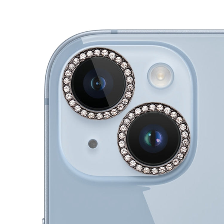 9H Point Drill Camera Lens Protector Ring, For iPhone 15 Pro Max / 15 Pro, For iPhone 15 / 15 Plus