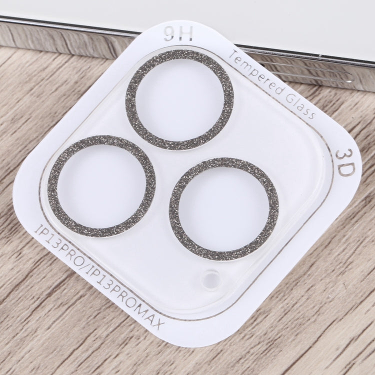 Glitter Ring Tempered Glass Camera Lens Film